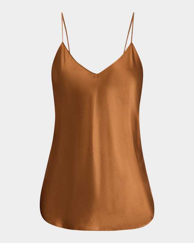 Isabella Silk Charmeuse Camisole